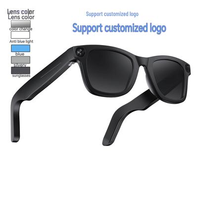 Lunettes Intelligentes Transfrontalières avec Caméra HD 800W, Bluetooth, Enregistrement Vidéo, Traduction IA & Reconnaissance de Prise de Vue.