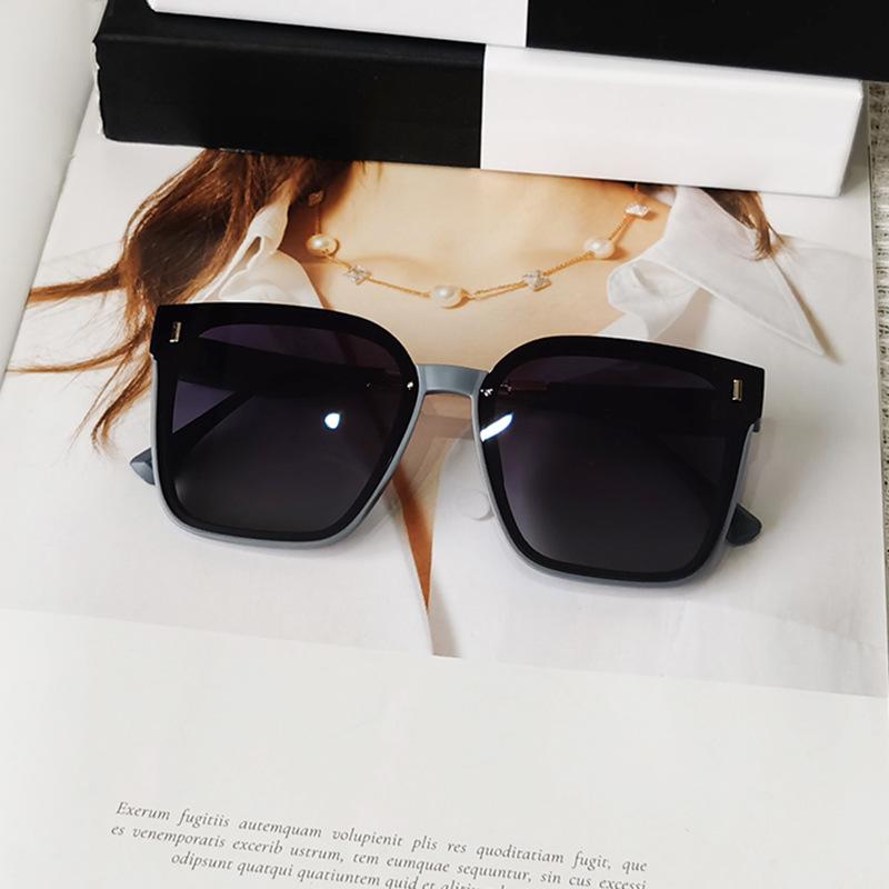 Sunscreen Casual Fashion Sunglasses Premium Sense Uv Protection Sunshade Women'S Glasses Square Rice Nail Fashion Sunglasses