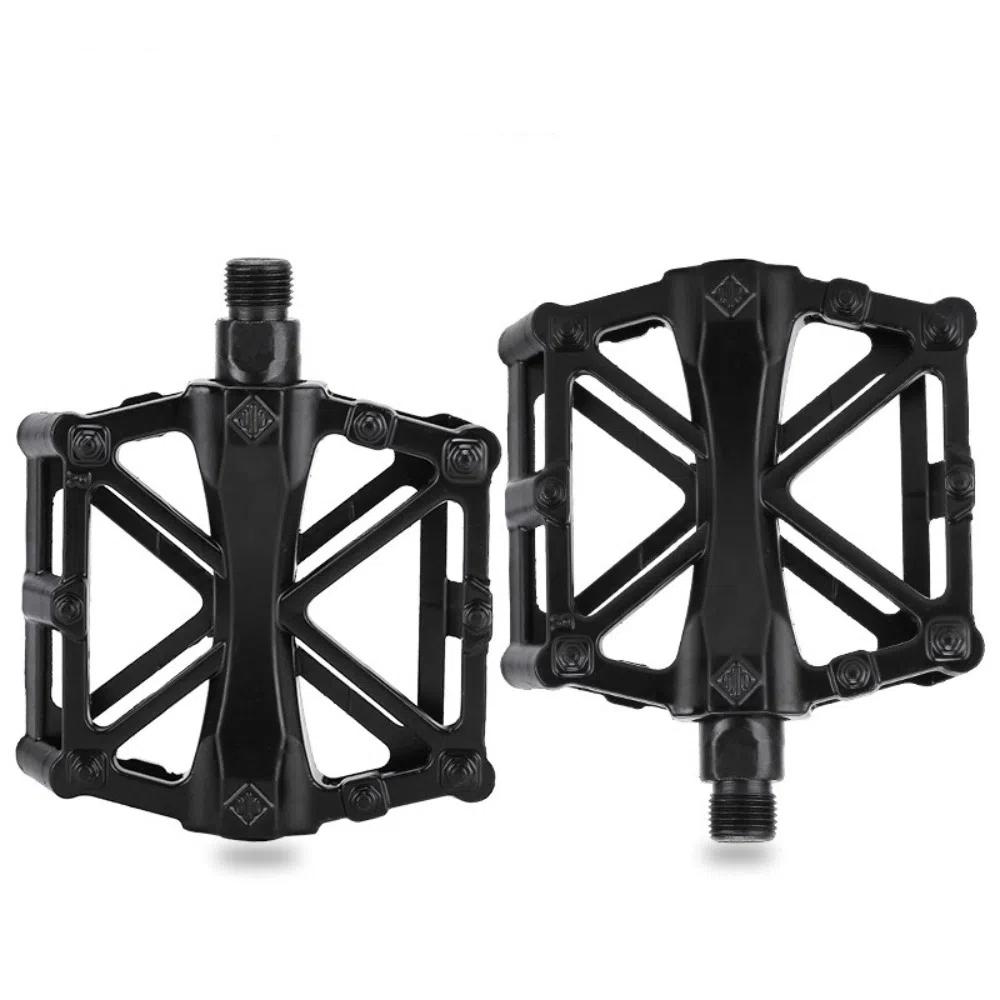 1 Pair Double Ball Bicycle Pedals Aluminum Zinc Zinc Alloy Cycling Treadle Platform  Road Cycling Accessories
