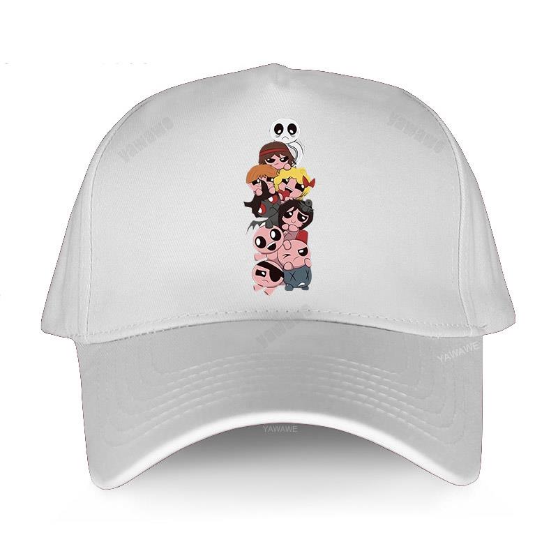 Männer Baumwolle Baseball Cap Hip-Hop Hüte Camisetas Masculina Die Bindung von Isaac Teenager Mode weibliche Snapback kurze Visier Hut