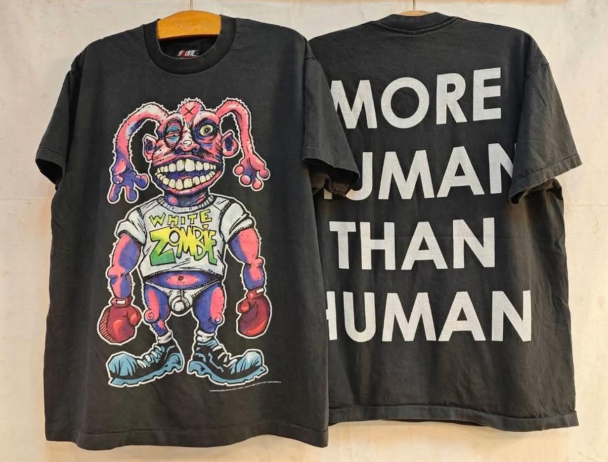 Vintage White Zombie 1995 Astro Creep More Human Than Human Sz.L T-Shirt REPRINT XXXL