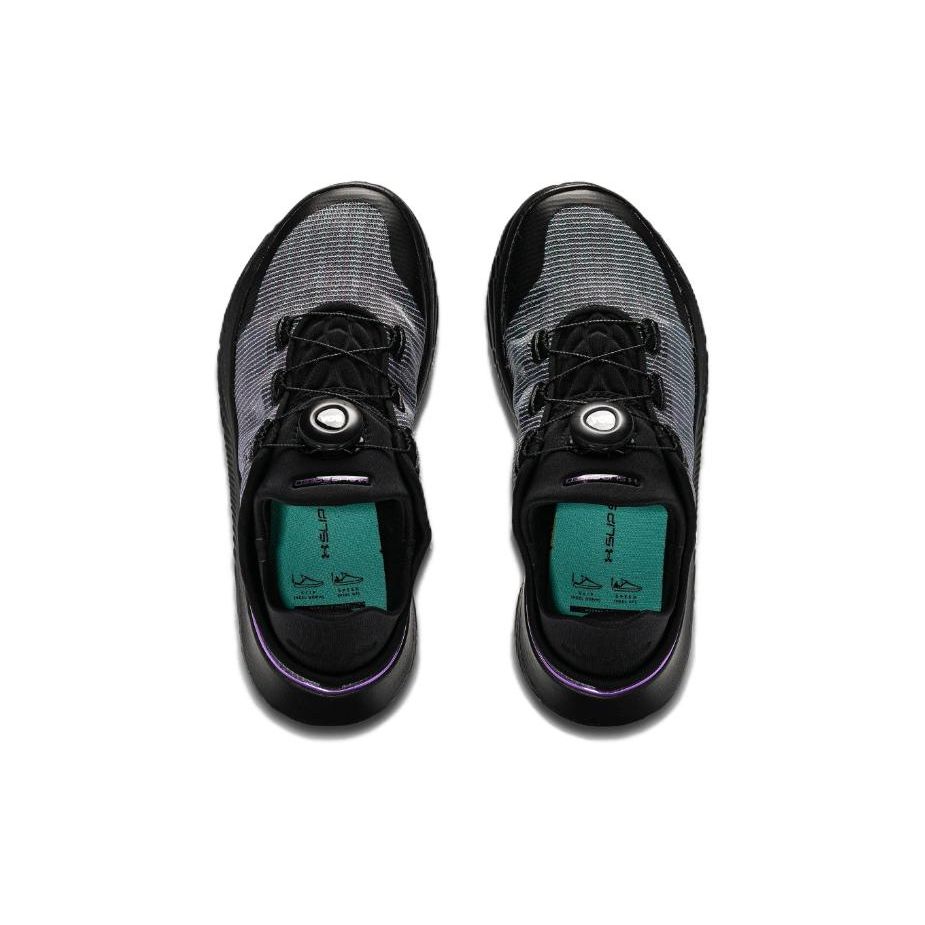 Under Armour Ua Flow Slipspeed Pohodlné Všestranné Nízké Neformální Běžecké Boty Dámské tenisky Černá Fialová 3027812-003