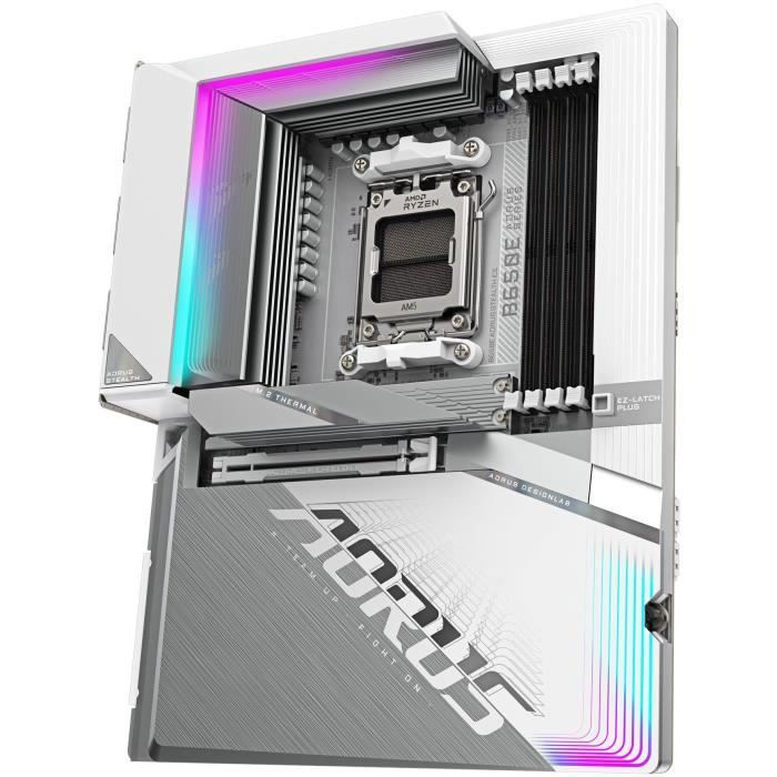 Carte mère - GIGABYTE - B650E AORUS STEALTH ICE - AMD AM5 - DDR5 - Wi-Fi 7