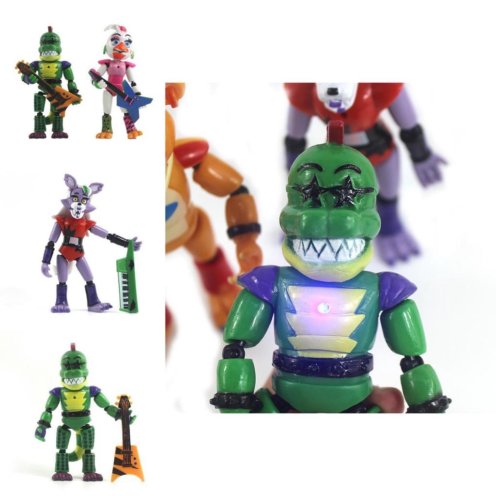 Five Nights At Freddy's Security Breach 5 Stück Aufleuchtende Actionfiguren für Kinder zum Spielen