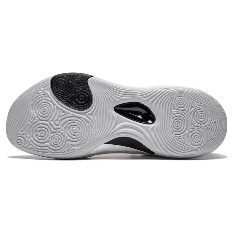 Li Ning Yu Shuai 17 Durable High-Top Basketball Shoes Men sneakers Black White ABAT043-4