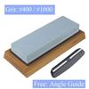 400 1000 3000 Grit Double-sided Sharpening Stone Base Angle Guide Set Kitchen Knife Sharpener Grinding Whetstone Apex Egde Blade