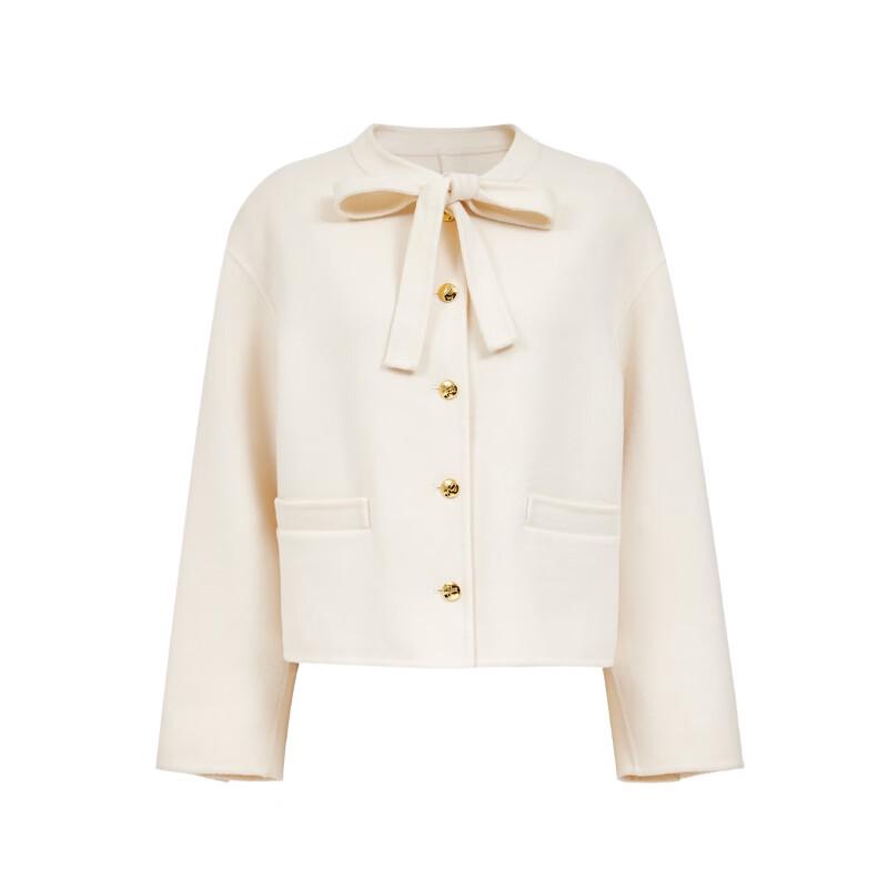 VEROMODA Women's Wool Blend Belted Short Coat