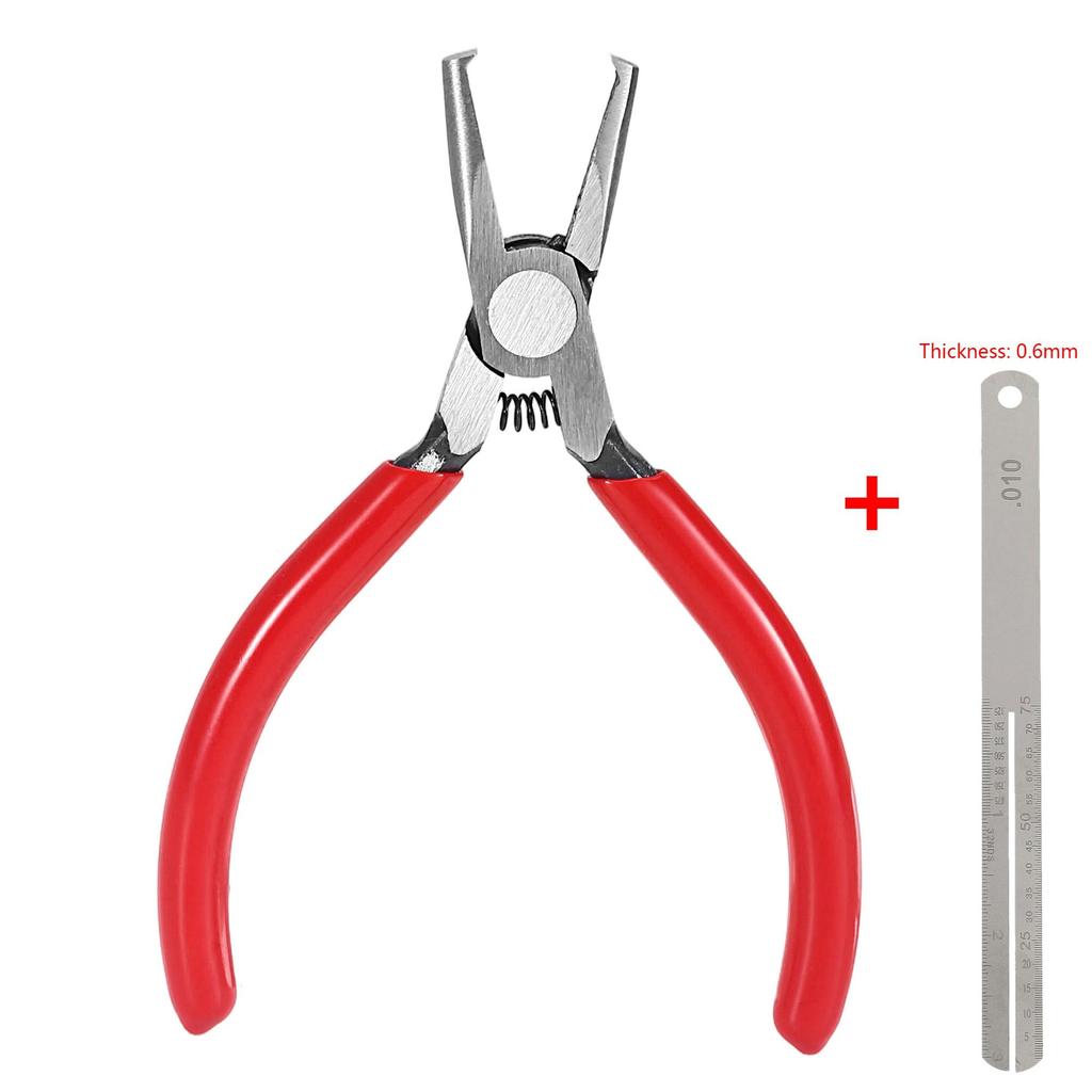 4.7-inch Guitar Fretting Wire Remover Fretting Wire Flat-Nose Pliers Fretting Wire Replacement Pliers Fretting Wire Removal Tool (Small)