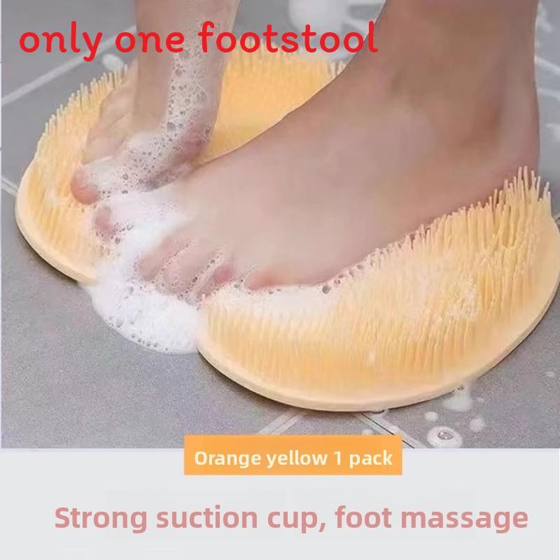 Silicone Foot Scrubber Massager Bath Mat With Nonslip Suction For Home Use