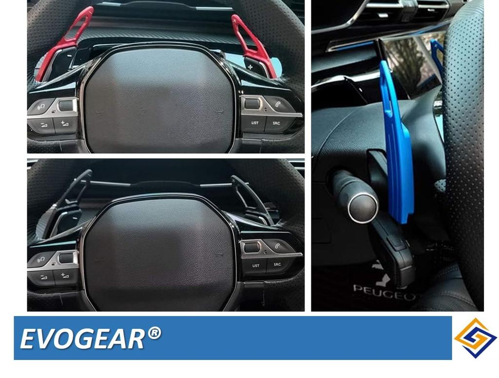 EVOGEAR External Peugeot Exclusive Aluminum Alloy Paddle Shift Cover 308 308GT 308SW T9 /5008