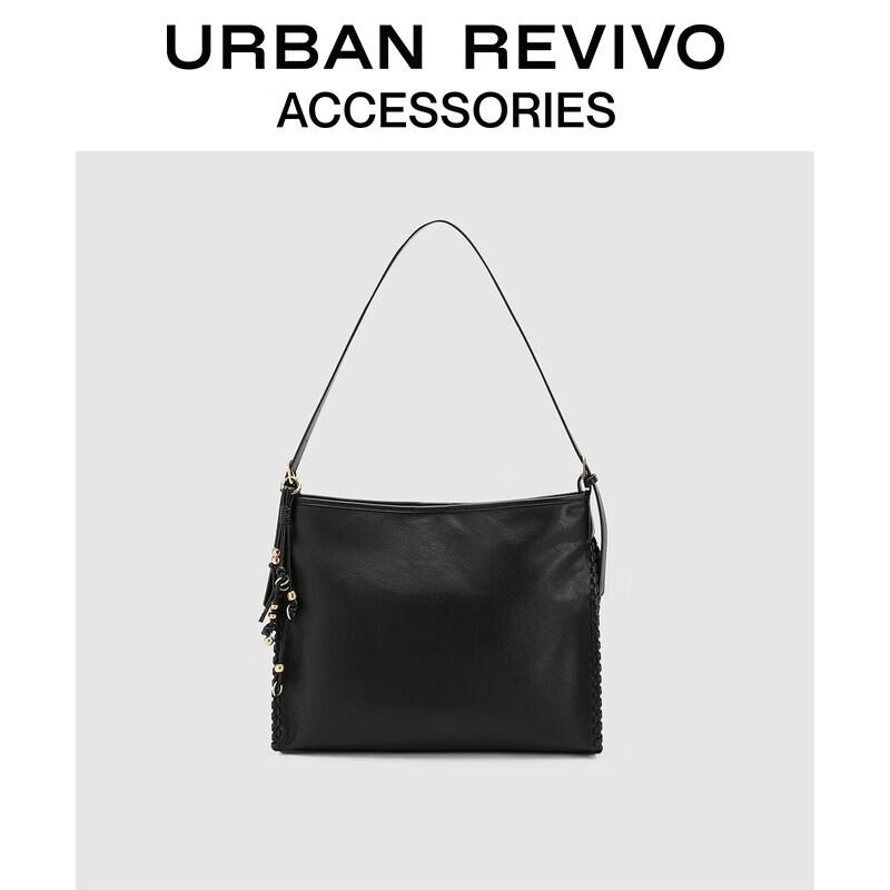 URBAN REVIVO Woven Shoulder Crossbody Bag One Size