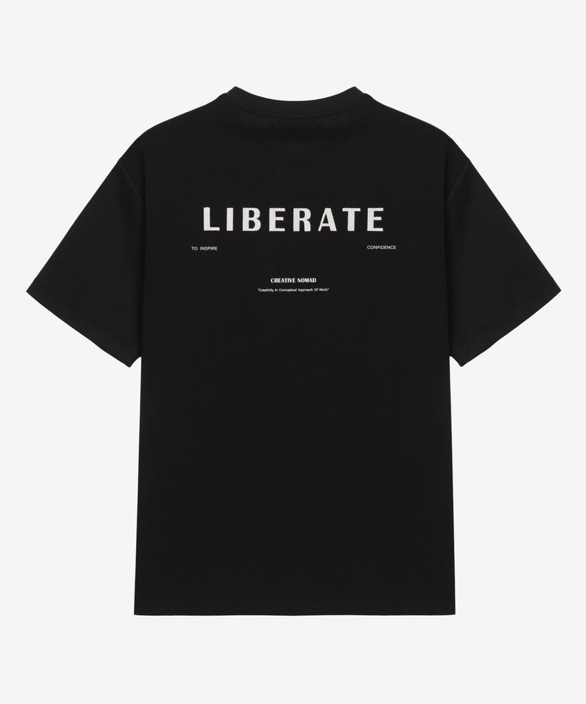 MINDBRIDGE Supima_Lettering Semi-Oversized T-Shirt - 2 Colors Myts3101