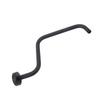 Shower Arm Stainless Steel Shower Arm with Flange S Shape Shower Head Riser Pipe In Wall Installation Shower Head Extension Arm for Bathroom
