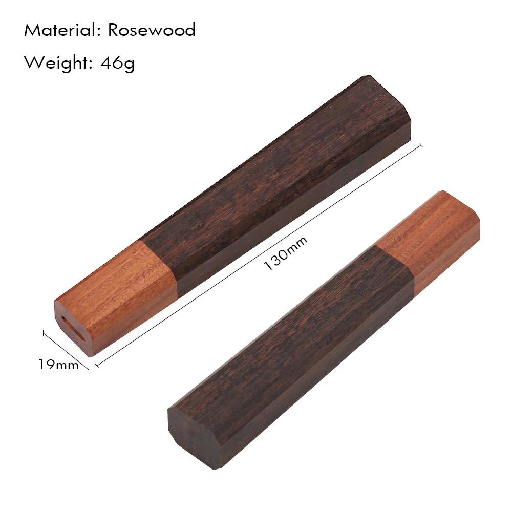 1piece Japanese Classic Octagonal Knife Handle for DIY Semi-finished Handmade Damascus Steel Knife Material Kitchen Knife Handle