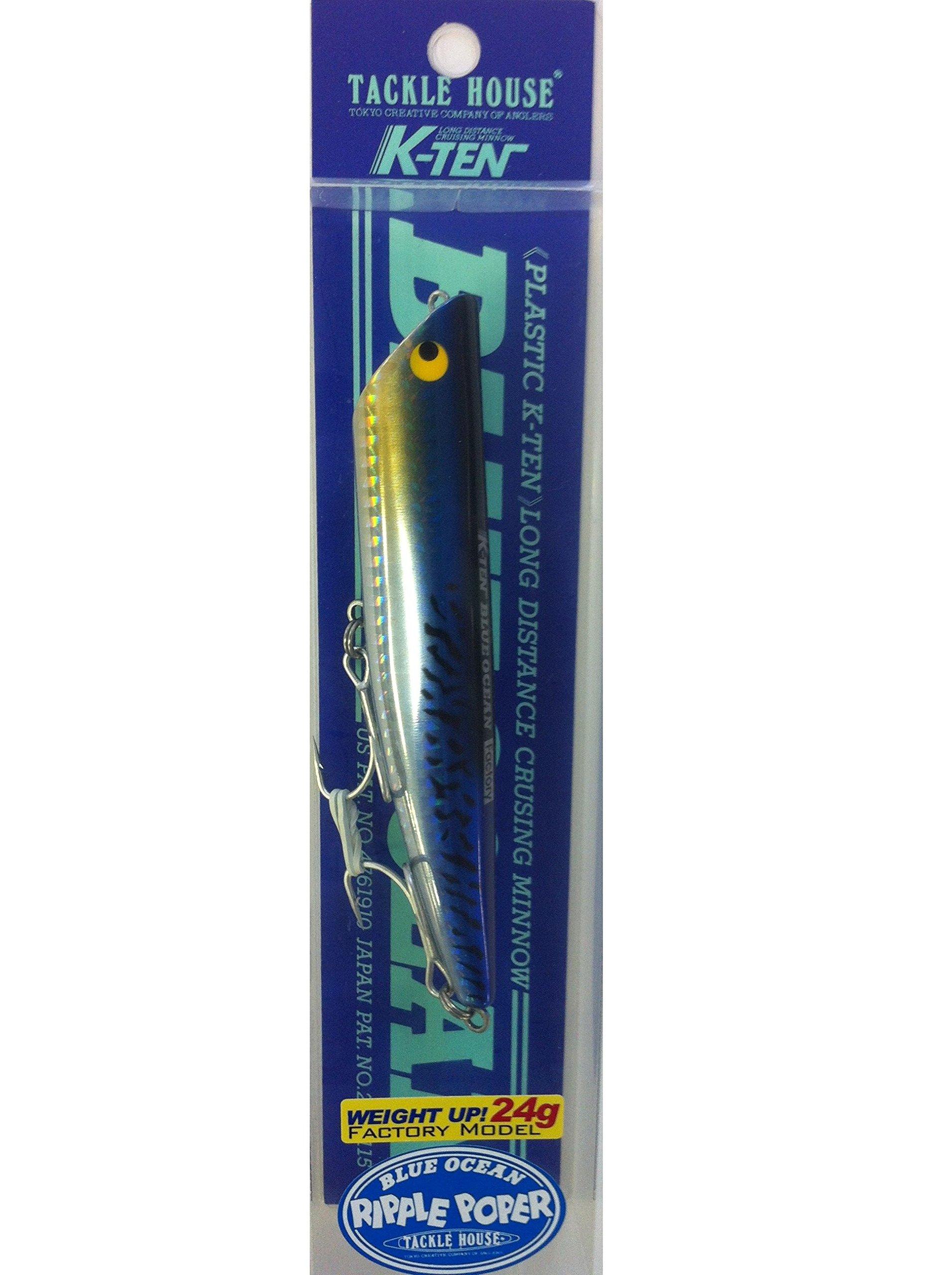 

Tackle House Поппер Blue Ocean Ripple Popper Factory Tune Model 115мм 24г Тунец Бонито BKRP115 Приманка K-TEN #115