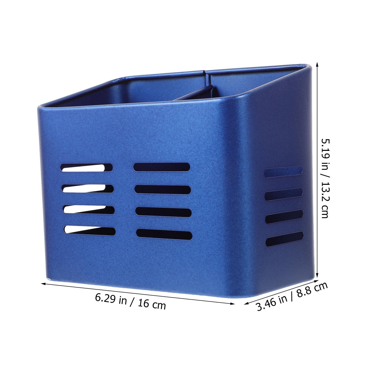 

Stainless Steel Chopstick Holder Kitchen Utensil Organizer with Drain Holes for Spoons Forks Cutlery Modern Decorative Counter