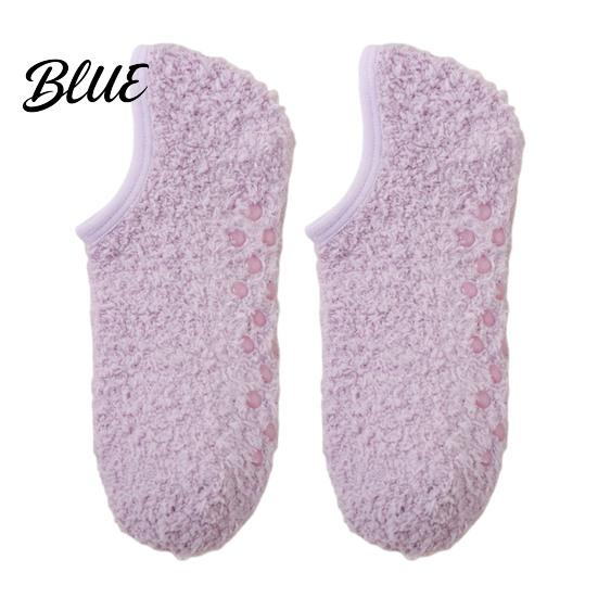 Indoor Socks 1 Flannel Winter High-Elastic Cuffs Sweat-Absorbent Non-Slip Pair Floor Sweat-absorbent House Warm Ankle