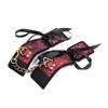 Retro Court Chinese Style Fabric Restraint Set: Foot Cuffs, Gag Ball, Eye Mask, Leash, Collar.