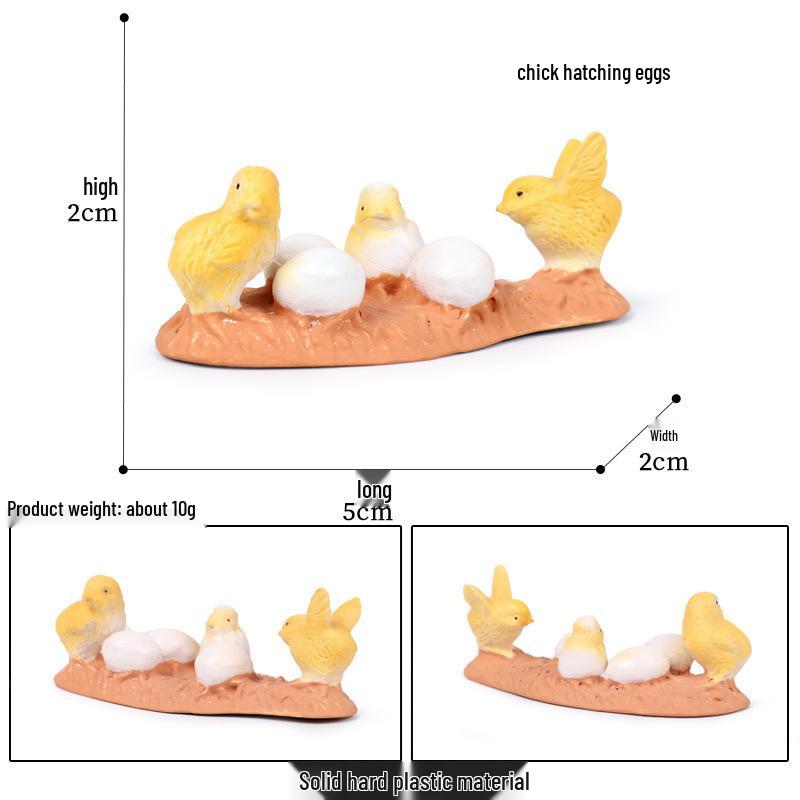 Realistic Farm Animal Models: Big Yellow Duck, Rooster, Turkey, Goose, and Swan
