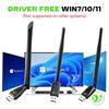 WIFI 6 USB Adapter AX300 Wireless Network Card Dongle 2.4GHz 802.11AX Antenna Signal Reception For Laptop Win7/10/11 Driver Free