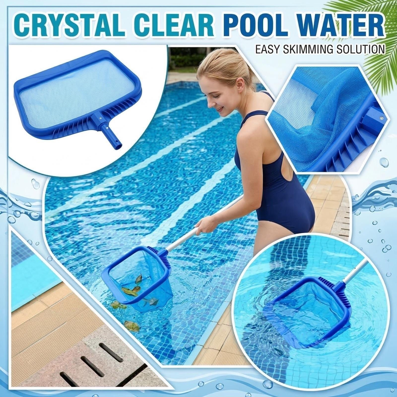 Swimming Pool Cleaning Net Fishing One Size синий