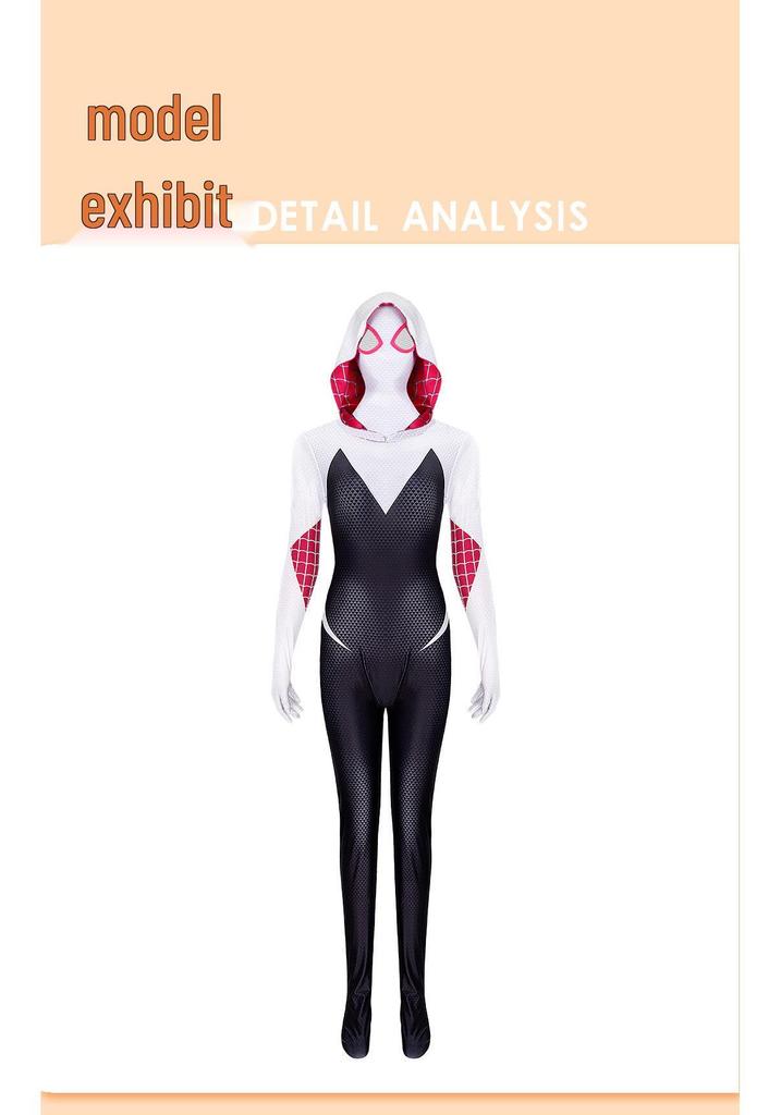 Spider-Gwen Costume Jumpsuit for All Ages