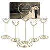 4-Pack 8.5cm Wire Table Number Holders – Versatile Place Card, Photo, and Memo Clips for Events & Displays