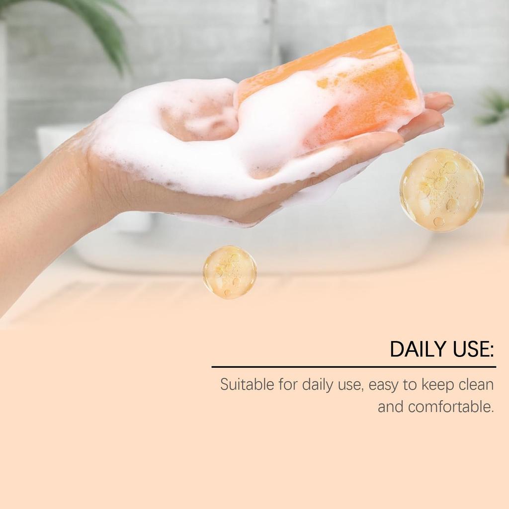 Papaya & Turmeric Body Bar, Smooth Nourishing Skin, Refreshing Fragrance, Gentle Cleansing Soap for Face & Body