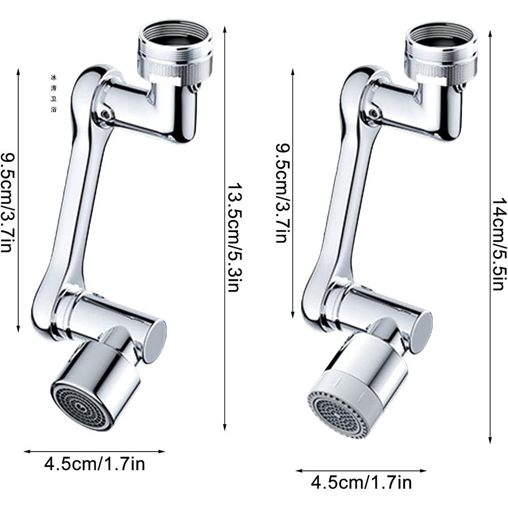 Girevole Multifunzionale Estensione Del Rubinetto Aeratore Girevole da 1080 Gradi Braccio Robotico Filtro per L'acqua Lavello Acqua di Rubinetto Gorgogliatore Lavello Fit