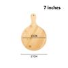1Pcs Stone Cutting Bamboo Pizza Tray Platter Baking Tray New Wooden Pizza Board  Kitchen Tool