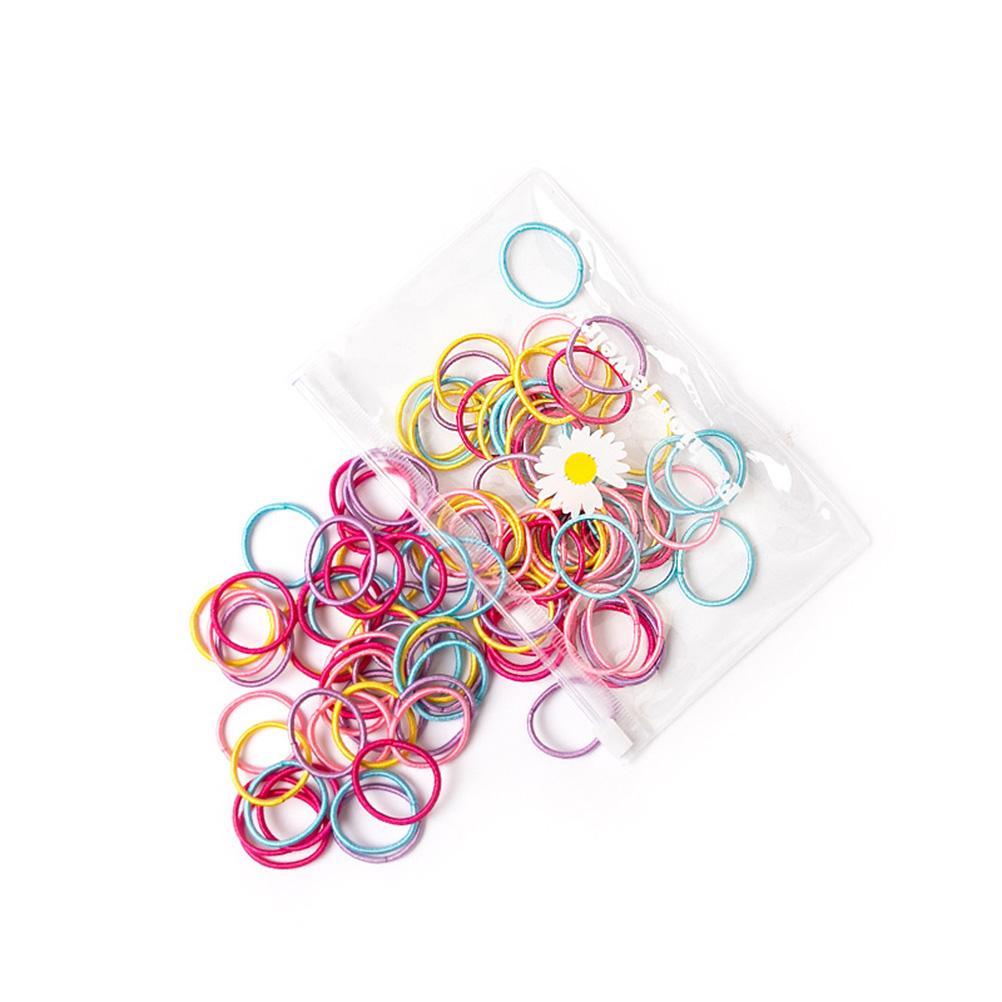 

100 штук Резинки для волос Эластичные резинки для волос для женщин Девушки