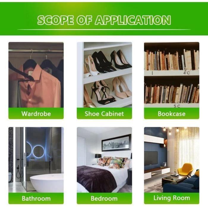 Dehumidifier - TRAHOO - 10 Pieces Dehumidifier Bag - Anti-Mold - Closet Moisture Absorber