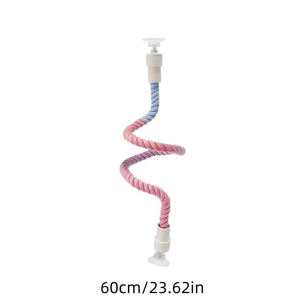Comfortable Grip DIY Bendable Perch for Birds Cotton Rope Parrot Standing Perch  Cage Enrichment