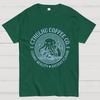 Cthulhu Coffee Co Unisex 100% Cotton Summer Casual Cool Loose T-Shirt