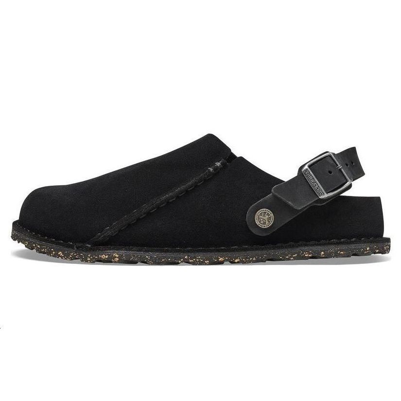 Birkenstock Lutry Suede Sandal Black Unisex Sneakers 1025356 40