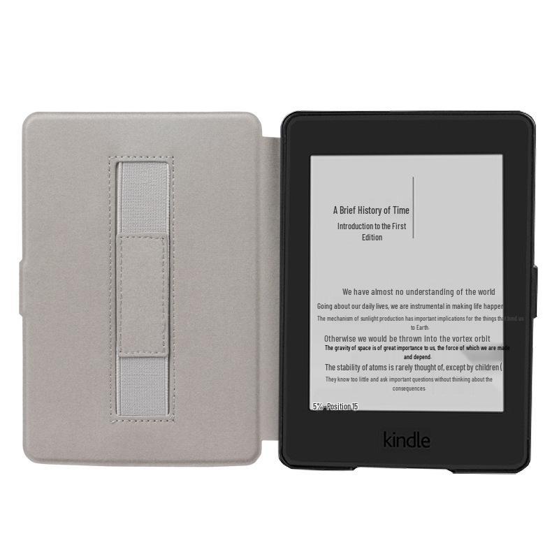Handheld Protective Case for Kindle Paperwhite 3/2 – Slim Painted Shell with Hand Holder