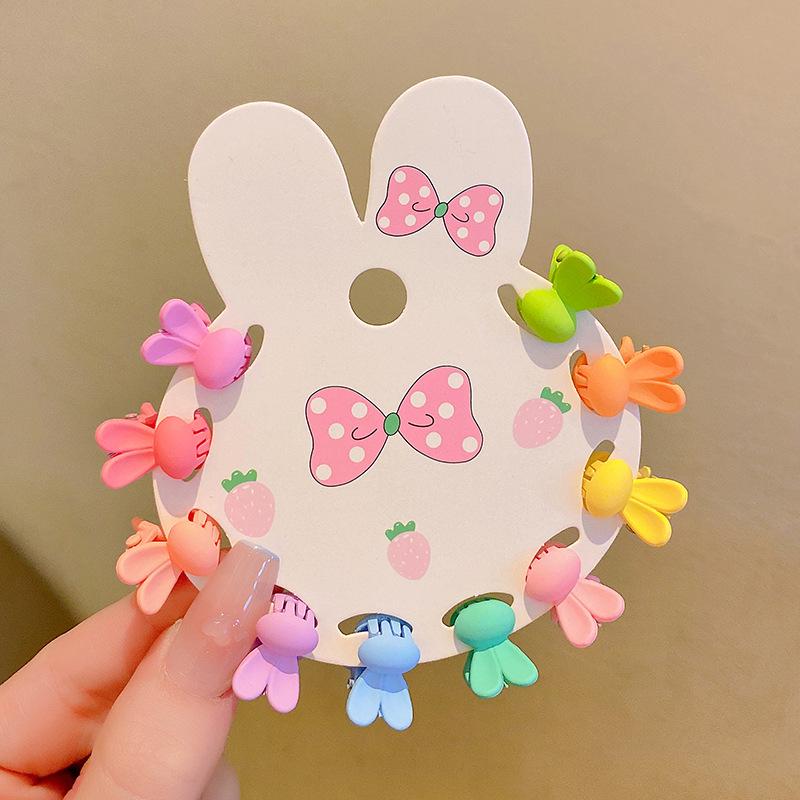Baby Flower Hair Clip: Wispy Bangs Styling Tool for Girls - Small Claw Children's Hairpin