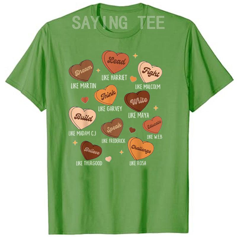 Black History Month Dream Like Martin African Leader T-Shirt Afro American Graphic Outfits Black Proud Saying Tee Novelty Gifts