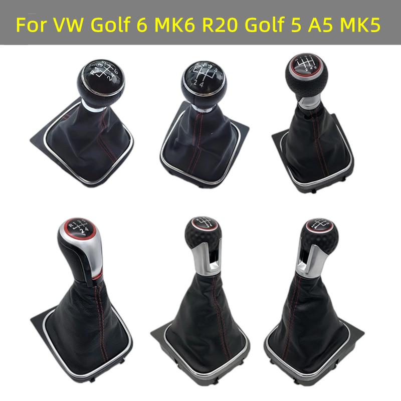 

Hand Speed Ball Gear Shift Knob Gaiter Boot Cover For VW Volkswagen Golf 6 MK6 R20 Golf 5 A5 MK5 GTI GTD Jetta R32 A6 2004-2014 Case Only Black