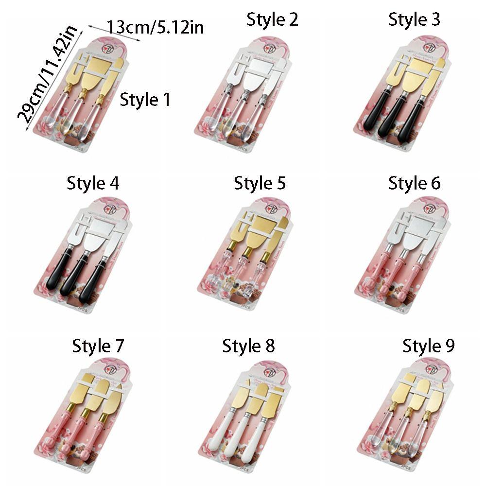 Stainless Steel Cheese Shovel Fork Set Reusable Cake Shovel Cheese Tools Dessert Knife  Kitchen