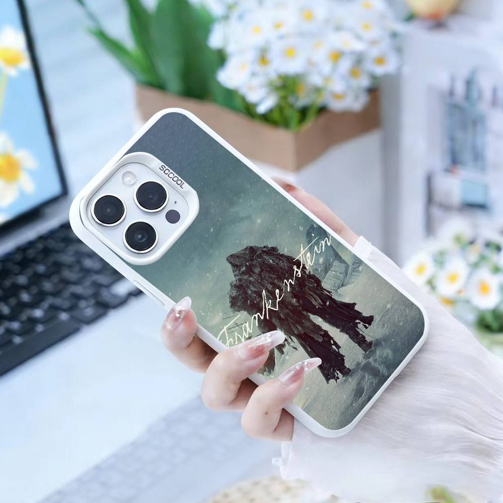 

Frankenstein-The Creature guillermo del toro Phone Case For IPhone 16 17 15 14 12 13 Pro Max white Color Shockproof Cover iPhone16pro