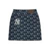 New MLB Denim Short Skirts Women's Blue 3FDSM0734-50NYD