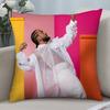 Singer S-Slimane France Pillow Case 3D Print Polyester Fiber 40*40 Cm Home Sofa Throw Pillow Cover Decoration Festival Gift
