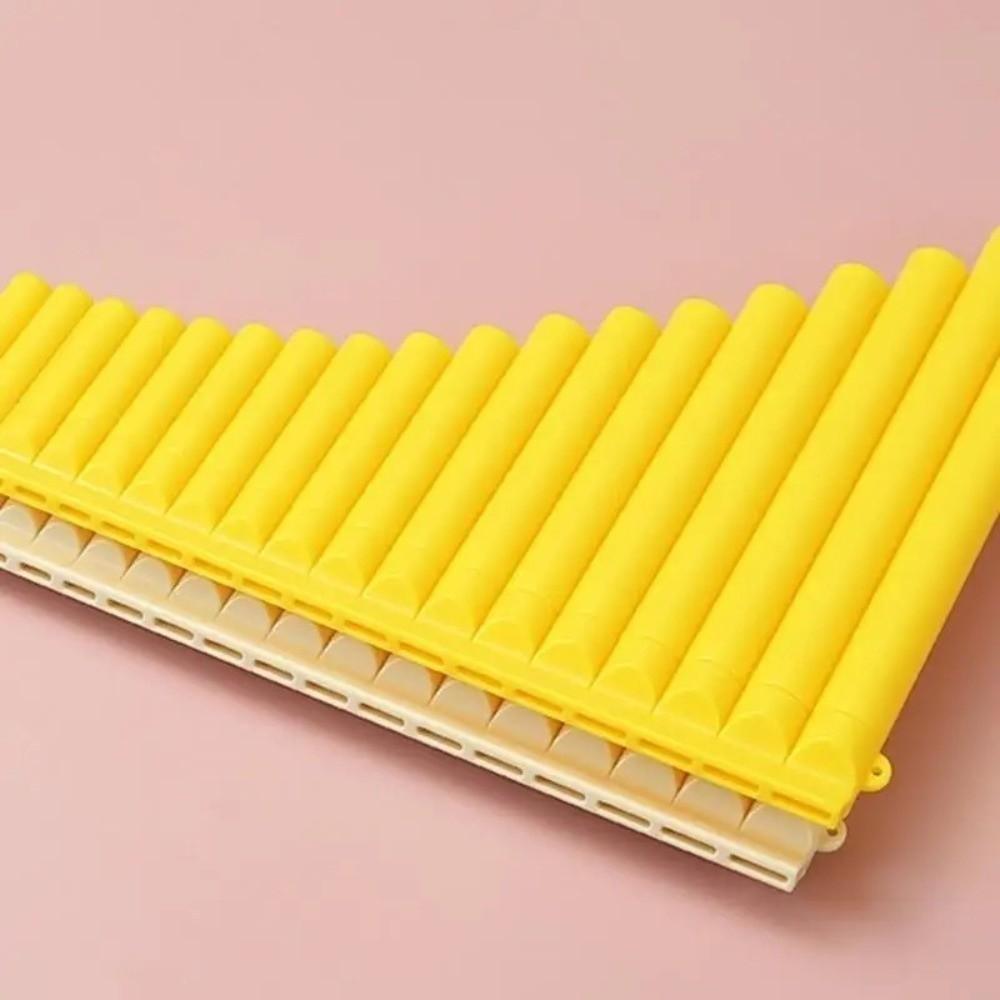 Flauta de Pã Ergonômica em Escala C Portátil Instrumento de Sopro Amigável para Iniciantes Flauta de Pã Uso Recreativo
