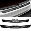 Carbon Fiber Car Trunk Rear Bumper Sticker Auto Accessories For Kia Rio PicantoPegas Sportage Sorento Ceed Soul Niro K1 K2 K3 K6