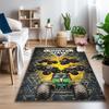 1pc Office Printed Area Carpet, Monster JAM Rug, Home Sofa Chair Mat For Christmas and Halloween Décor