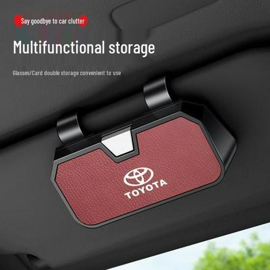 Glasses and Receipt Holder for Toyota Corolla, Camry, RAV4, and Sienna