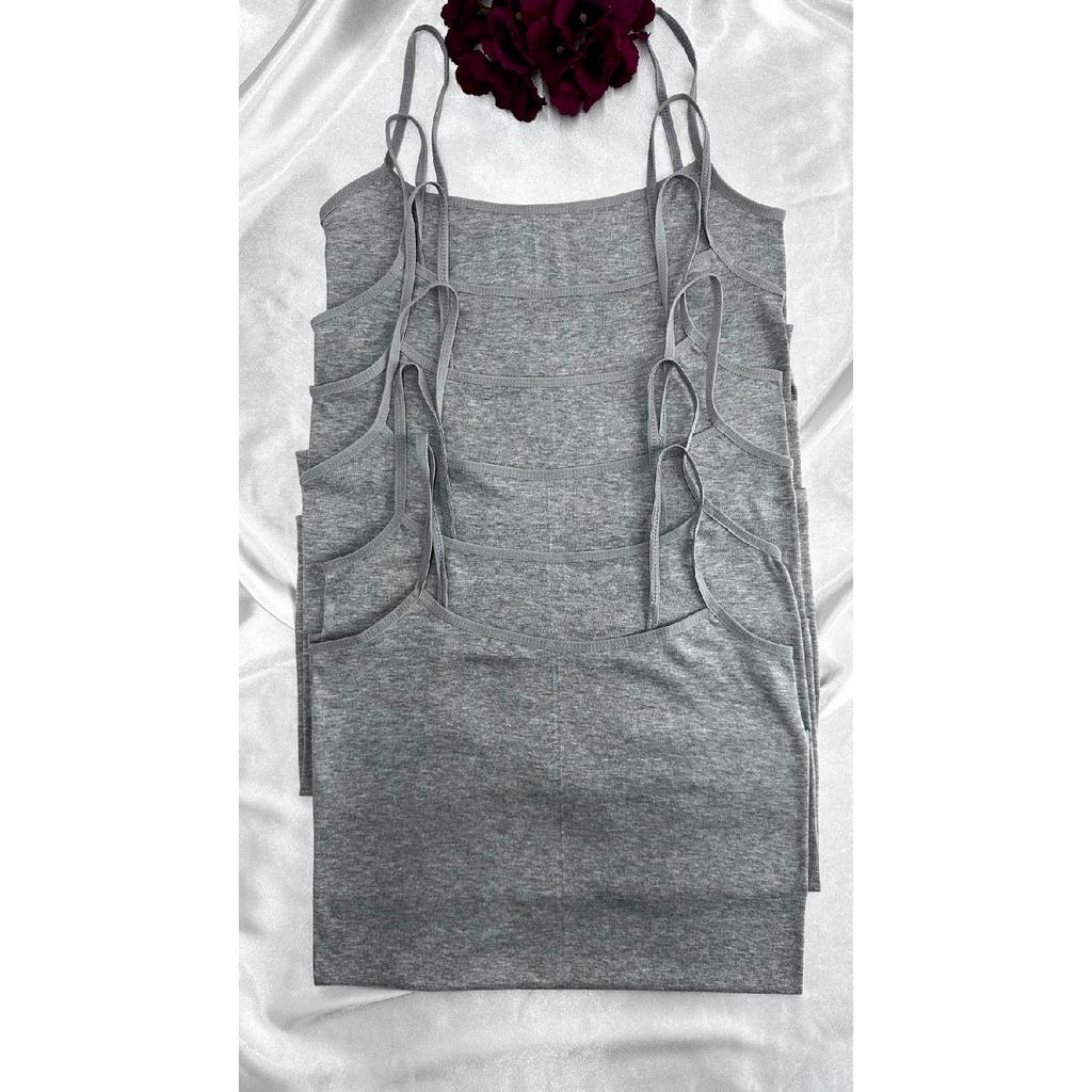 Women's Lycra 4-piece Rope Strap Basic Black White Skin Gray Economical Women's Athlete