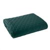 VELVI Quilted Bedspread - Deep Turquoise (Petrol) - 170x210 cm
