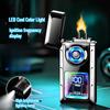 2025 New Fashionable Strong Light Lamp Arc Windproof Lighter Portable Charging Men's High Quality Cigarette Lighter Gift